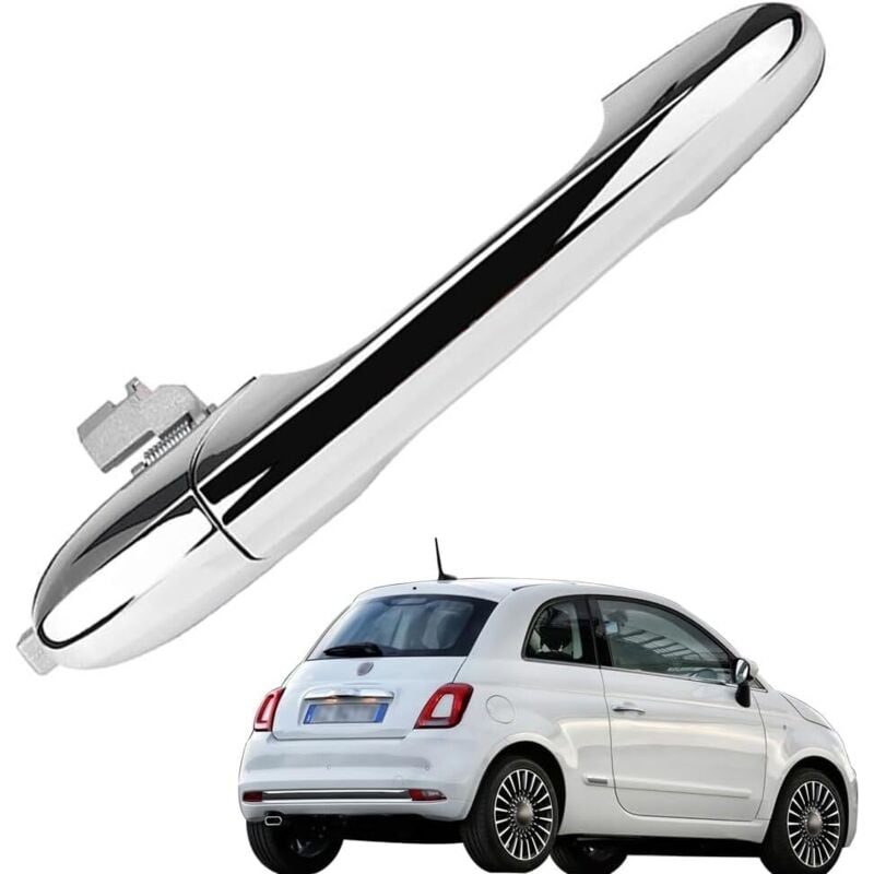 Autotürgriff, Auto-Außentürgriff Türgriff-Kit Kompatibel mit Fiat 500 2007-2020, Kompatibel mit Abarth 500 2008-2020 - Ccykxa