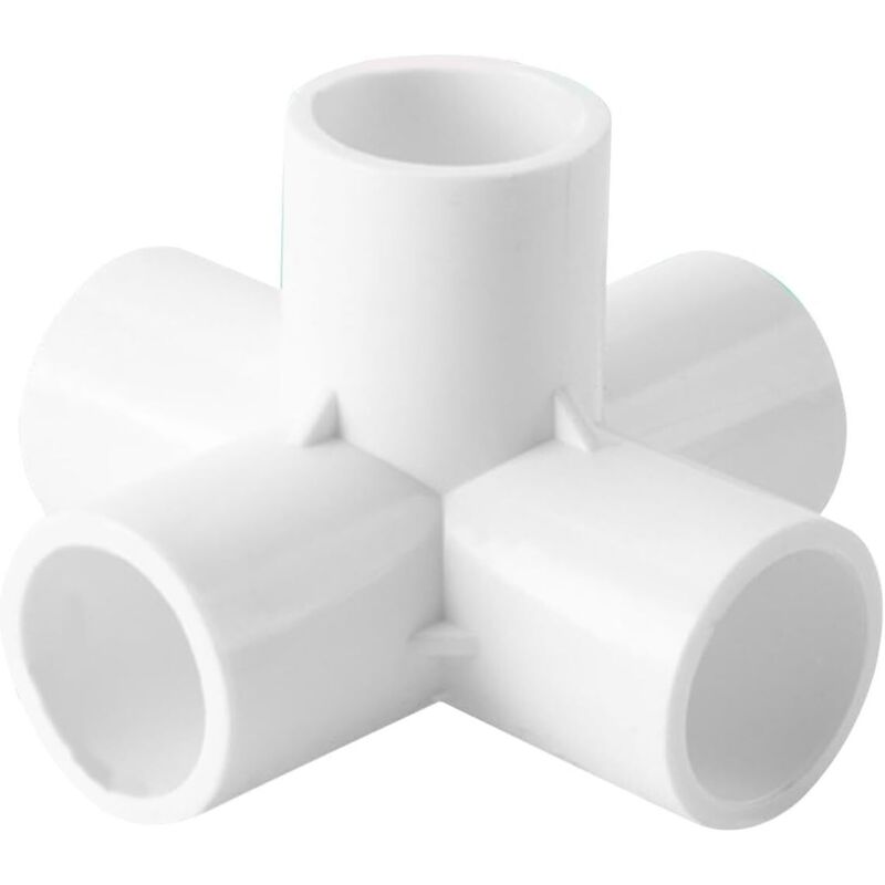 CCYKXA PVC-Winkelstück – 3-Wege – Rohrverschraubung – 3/4/5-Wege-PVC-Adapterstück für Hauswasserleitungen