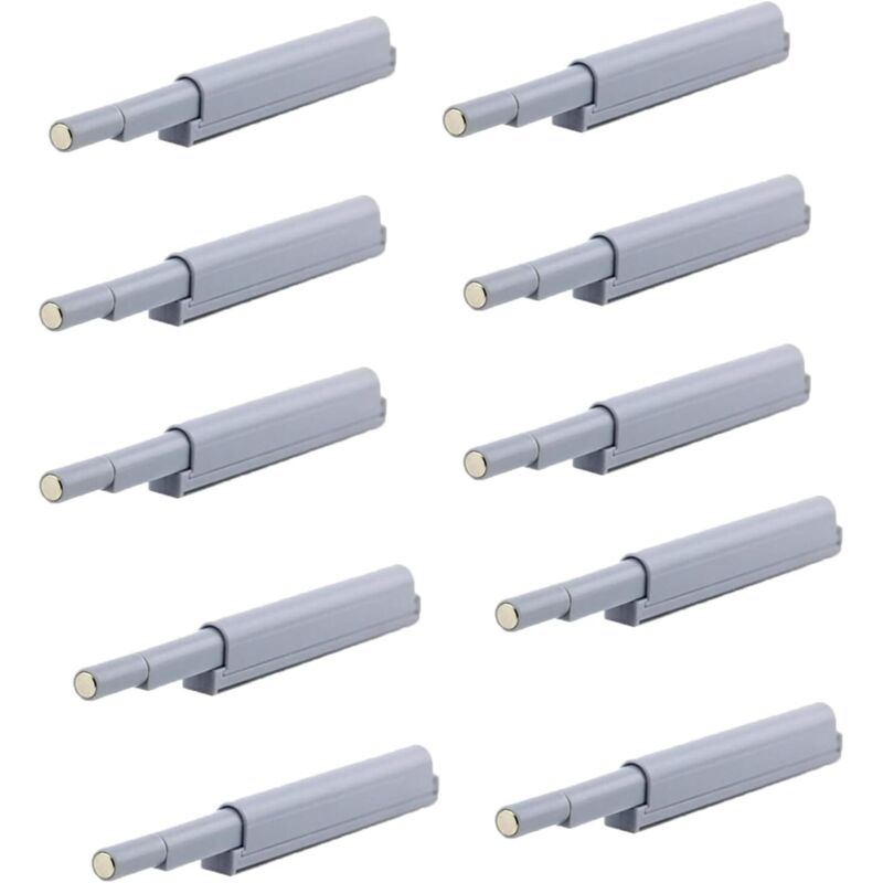 CCYKXA Schranktürdämpfer, 10 Stück Push-to-Open-Türriegel, Schranktürdämpfer Push-to-Open-Schranktürdämpfer für Schranktüren, Küchenschränke