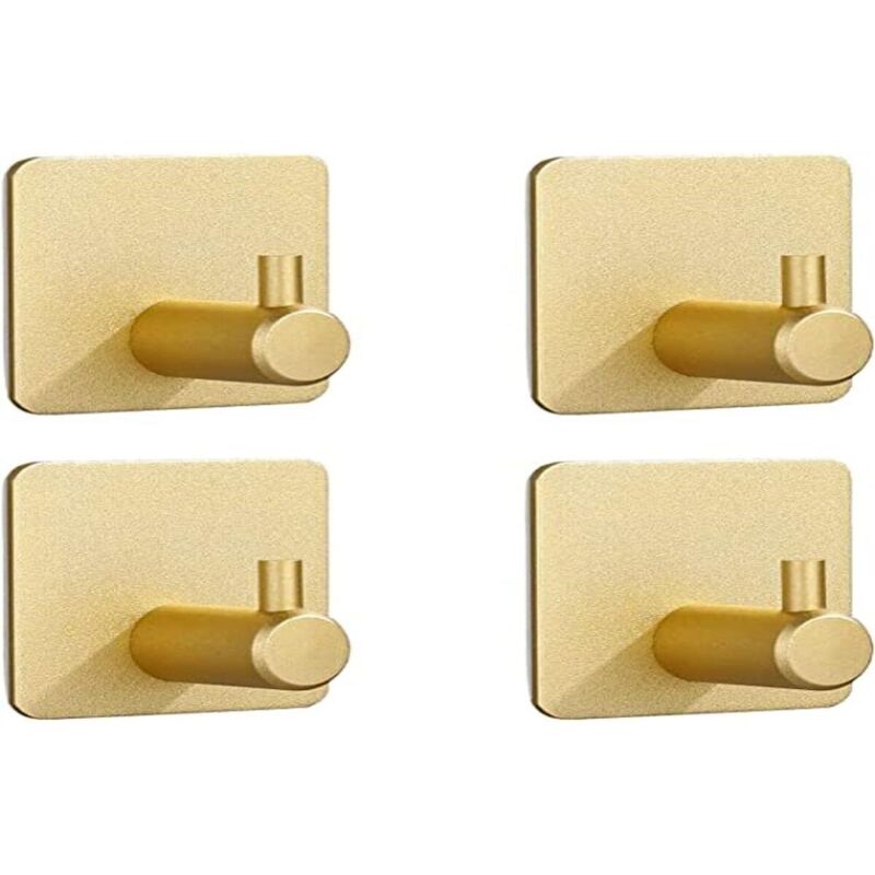 Selbstklebender Wandhaken 4 Stück, Bilderaufhänger ohne Bohren Wandhaken, selbstklebender Wandhaken, Command 3M Saughaken, für Geschirrtuchaufhänger,