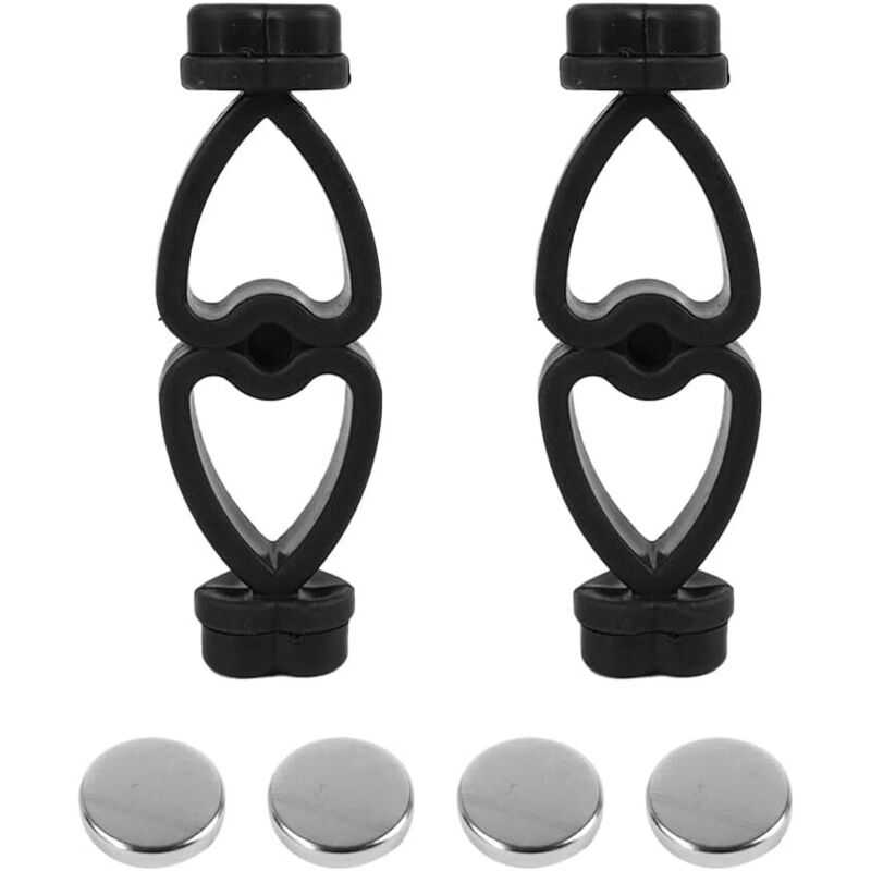 CCYKXA Set mit 2 Türstützen für Waschmaschinen, abnehmbare Türstütze für Frontlader-Waschmaschinen, geeignet für Wäschetrockner, Waschmaschinen und