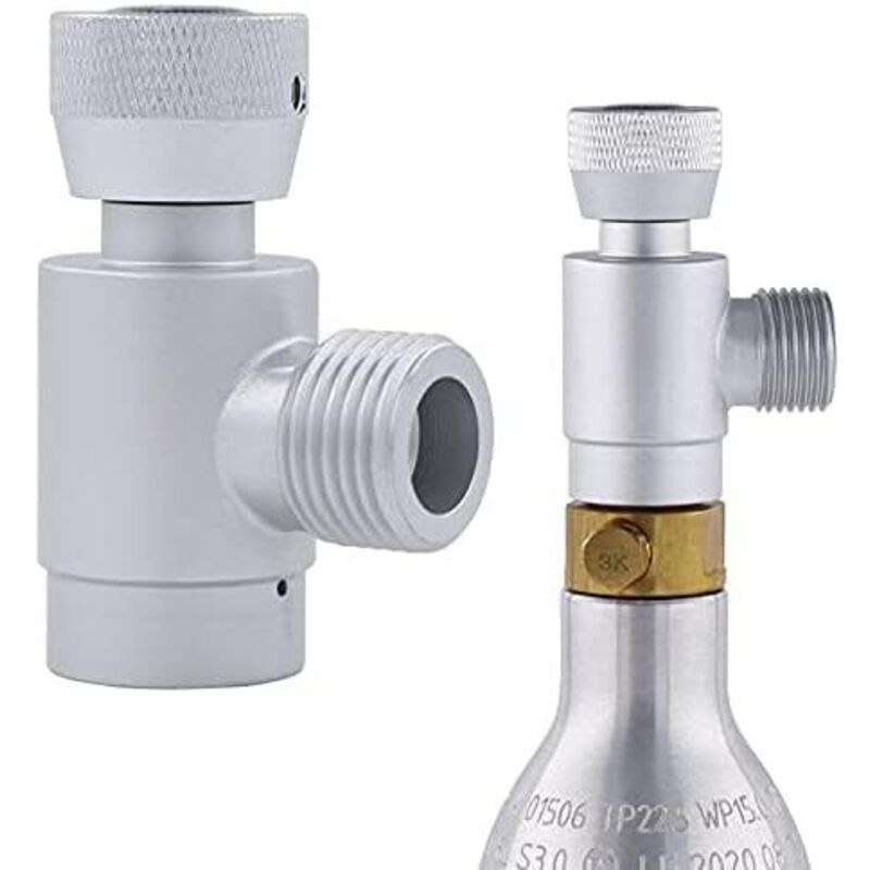 CCYKXA Soda Maker Adapter, W21.8-14 auf TR21-4 zum Nachfüllen von Aquarienzylindern, Zubehör zum Nachfüllen von Aquarienflaschen