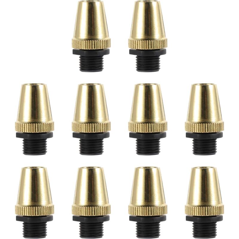Ccykxa - 10 Stück Kronleuchter-Drahtschnalle, Seil, Decken-Kronleuchter-Clips, Hängeleuchte, Kabelverschraubung, Zugentlastung, Kabelverschraubung,