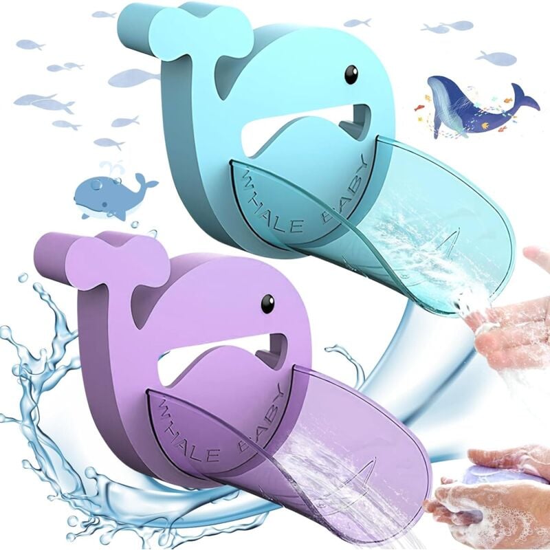 2-teilige Wasserhahnverlängerung für Kinder, Wasserhahnverlängerung für Kinder, Wasserhahnverlängerung für Kinder, für Wasserdüsenverlängerung,