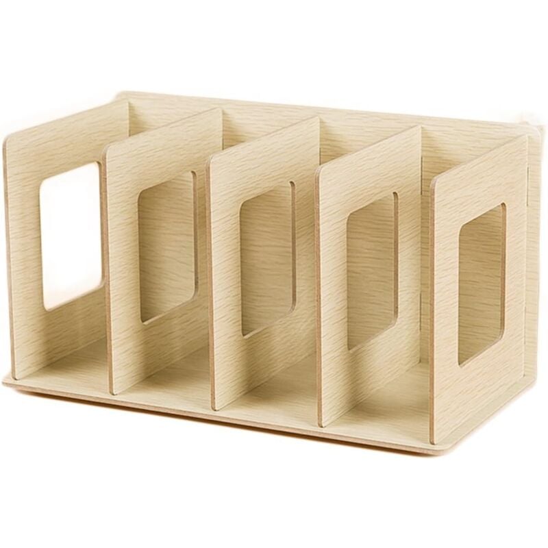 Alovez - CD-Halter DVD-Halter CD-Aufbewahrung DVD-Aufbewahrung CD-Halter DVD-Halter Medienbox Regal Bücherregal Tischorganizer