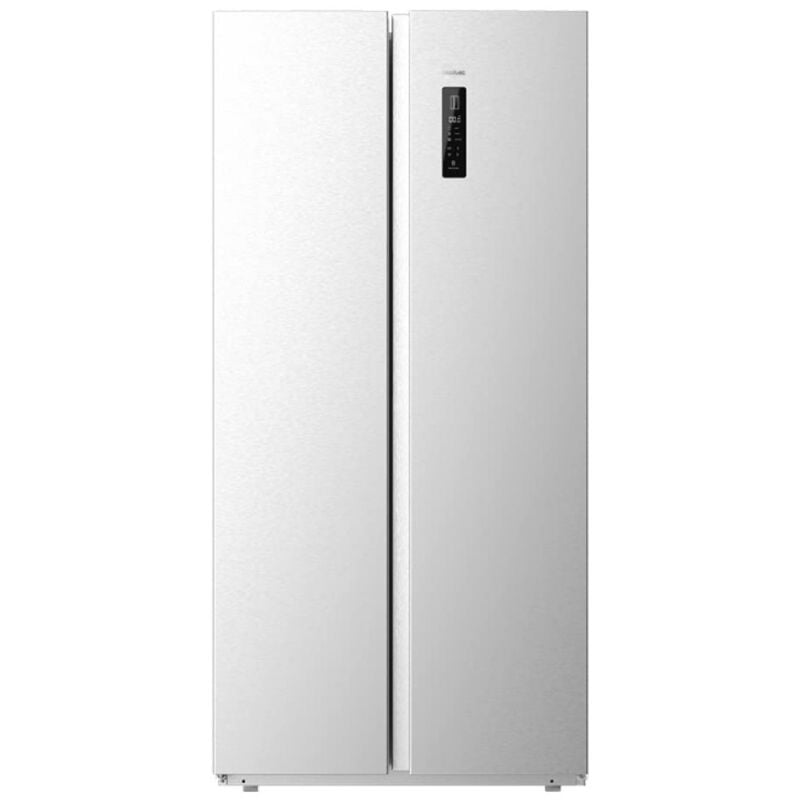 Amerikanischer Kühlschrank 2 Türen Bolero CoolMarket sbs 430 Inox e. Side by Side de 430 l, Höhe 176 cm und 84 cm Breite, Multi Air Flow System,