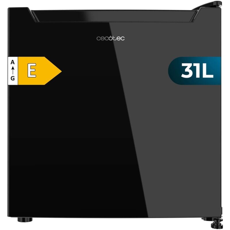 Cecotec Mini Bar Mini-Tischkühlschrank Schwarz Bolero CoolMarket TT 31 Dual Schwarz E. Mini-Kühlschrank 31L, de Funktion Kühlschrank oder