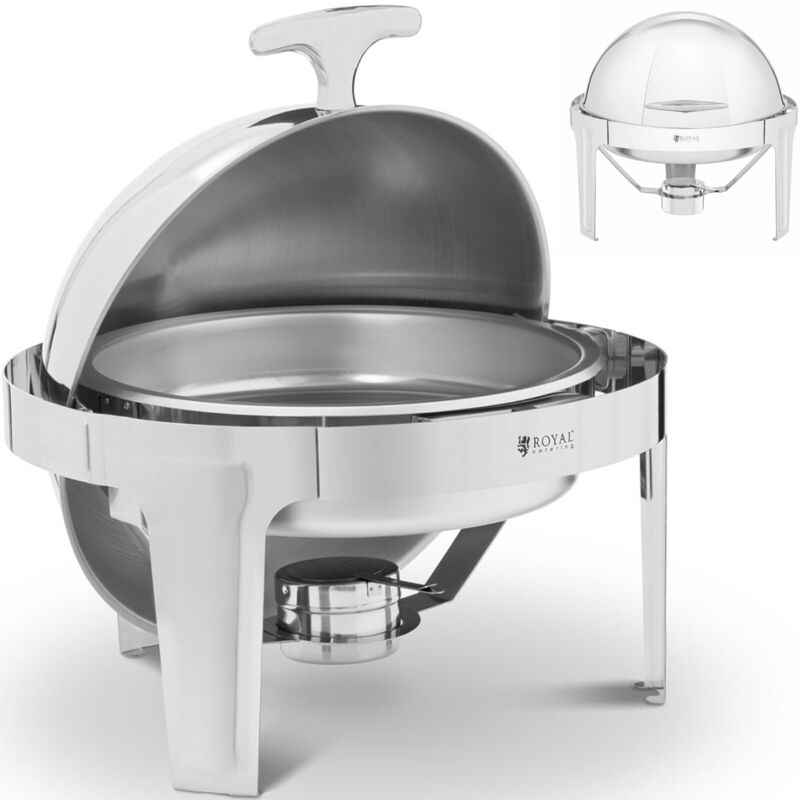 Chafing Dish Warmhaltebehälter Rechaud Wärmebehälter rund 5,8 l