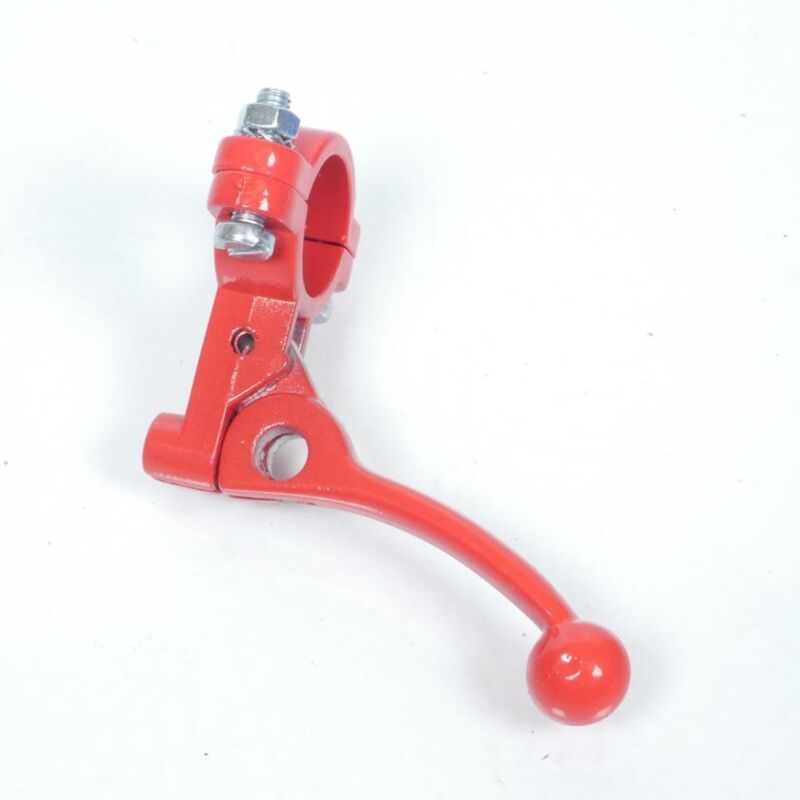 Choke-Hebel oder Dekompressor aus rotem Metall für Moped Mofa