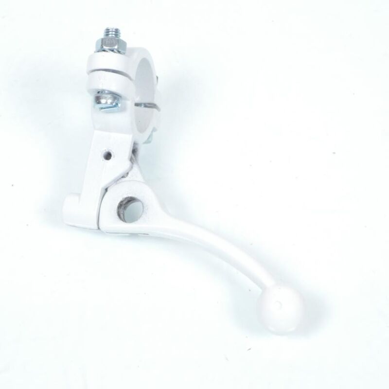 Choke-Hebel oder Dekompressor aus weißem Metall für Moped Mofa