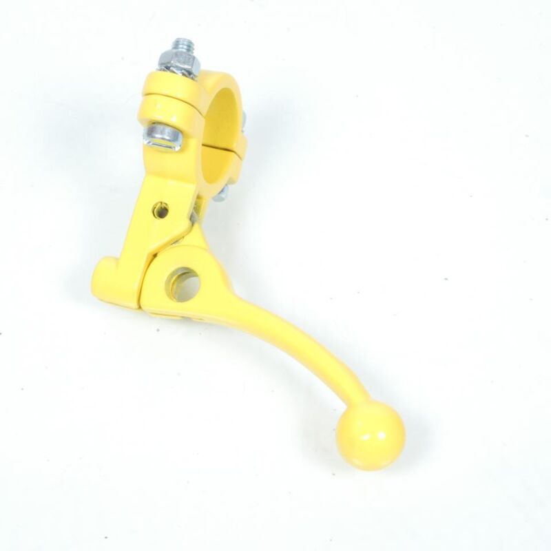 Choke- oder Dekompressionshebel aus gelbem Metall für Mofa Moped
