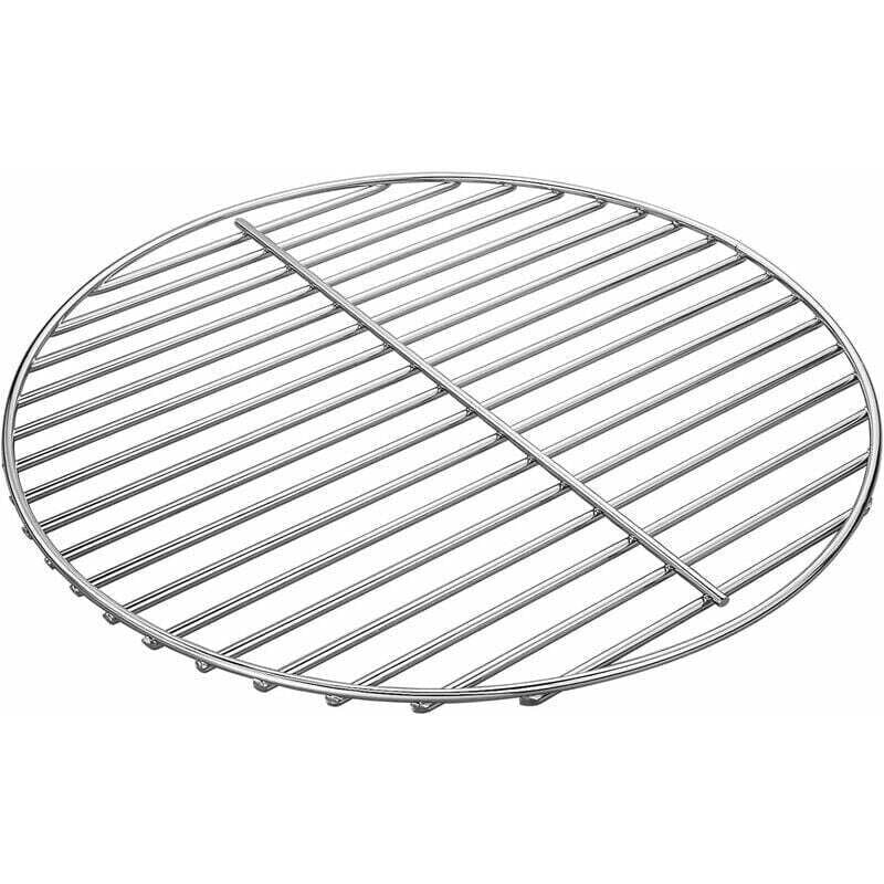 CHOYCLIT 7440 34 cm Grillrost aus hell vernickeltem Stahl für Weber Charcoal Kettle 47 cm Holzkohlegrills, Weber One Touch, Bar B Kettle, Smokey