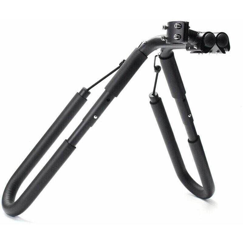 CHOYCLIT Surfboard-Fahrradträger Skimboard-Fahrradträger Neuer seitlich montierter Kiteboard-Träger, Modell: Schwarz