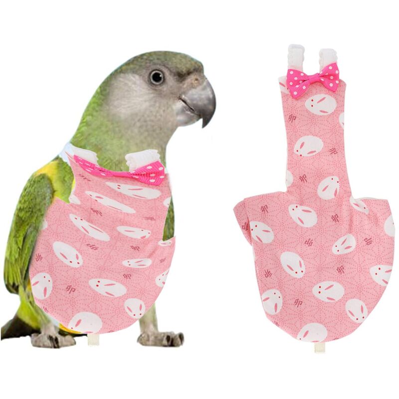 Ej.life - Cikonielf Vogel Windel Papagei Stoffwindeln waschbar atmungsaktiv Papageien Windeln Vogel Fliegende Kostüm für Vögel Wellensittich