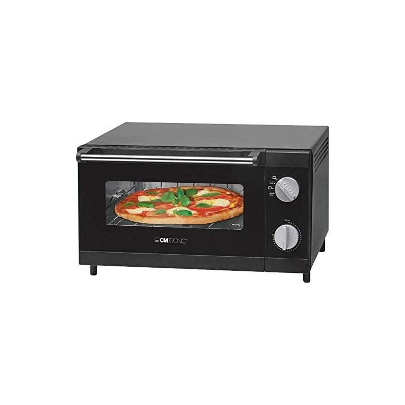 Clatronic - 261708 Tisch-Spezial-Pizzaofen, 1000 w, 12 Liter