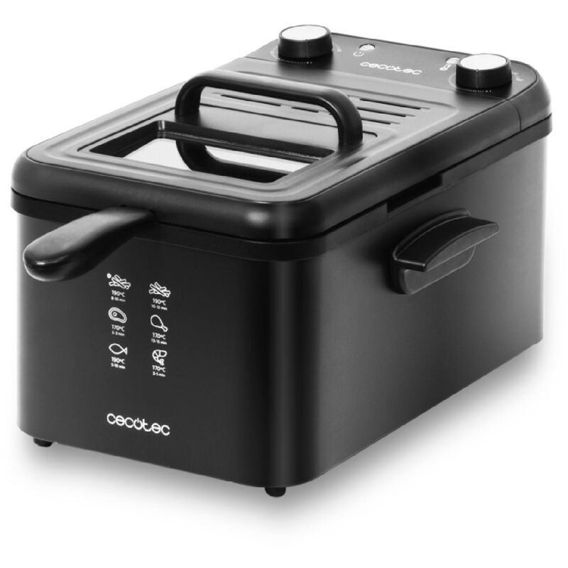 3 L, 2400 W Fritteuse mit Ölfilter.