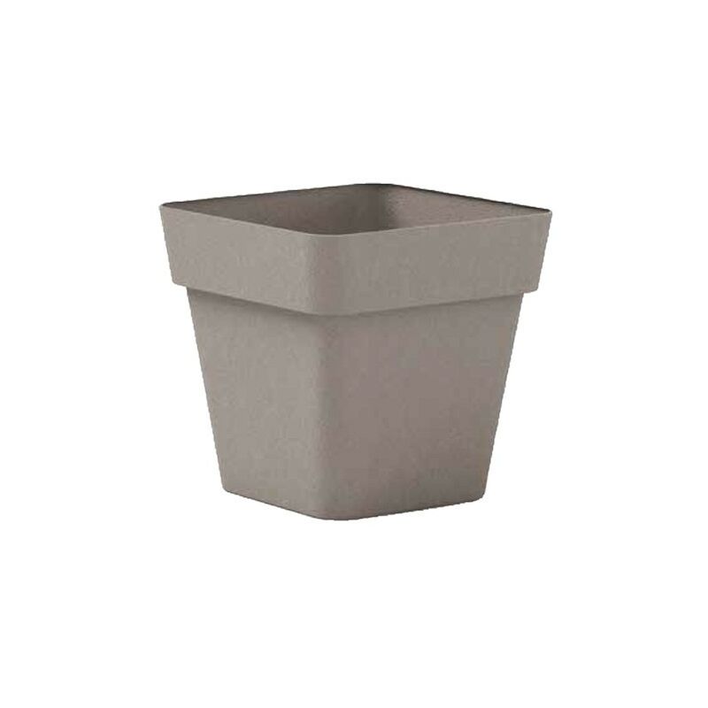 Cleo quadratische Vase Schokolade - 24 cm
