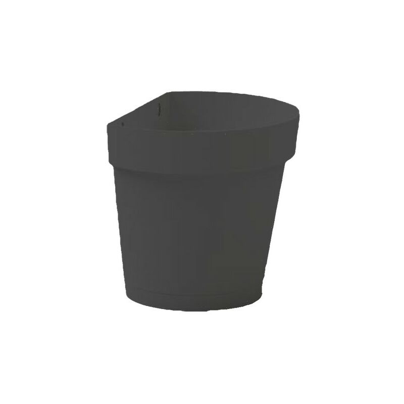 Cleo-Wandvase 25 cm - Schokolade