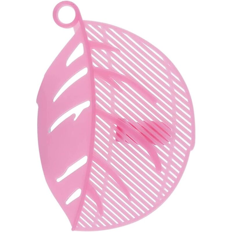 Clip-on-Blattsieb – Freihändig – Für Pasta, Gemüse, Nudeln, Töpfe, Schüsseln, Ausguss – Rosa – 1 Stück