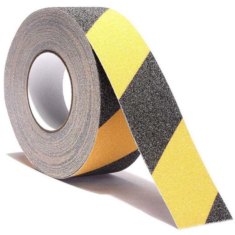 cm x 10 m Anti-Rutsch-Klebeband, Anti-Rutsch-Sicherheitsband, stark schleifend, starke Griffigkeit, Anti-Rutsch-Treppenband für Stufen im Innen- und
