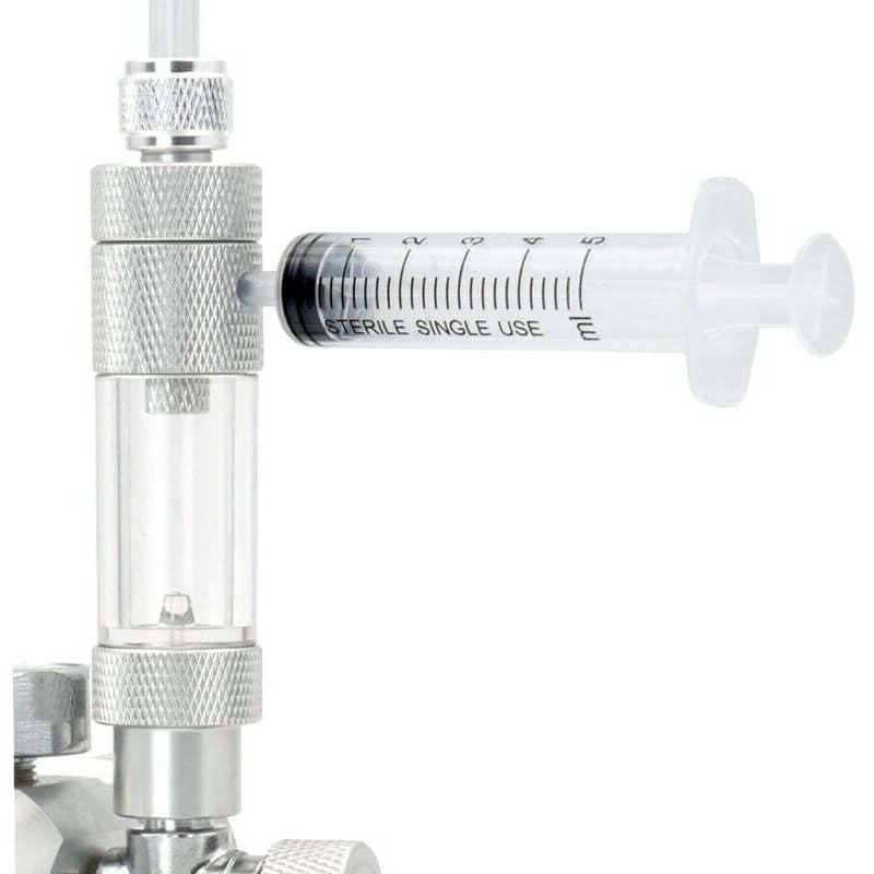 CO2-Blasenzähler zum einfachen Befüllen von Wasser mit Rückschlagventil und Hinzufügen von Wasser für den CO2-Regler für bepflanzte Aquarien