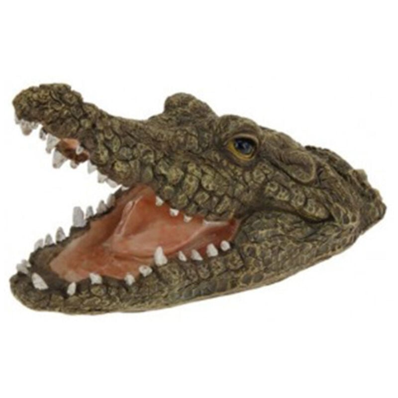 Mass - Krokodil erschreckt Vögel 31x18cm 231605 o