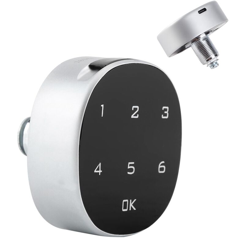 Ej.life - Code Lock Digitale Zink-Legierung Code Kombination Elektronische Code Lock Cam Cabinet Locker Komfort Passwort Sicheres Schloss (Ohne