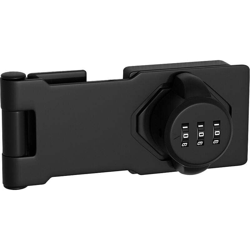 Code-Türschloss aus Edelstahl mit Schrauben für Schul- oder Heimspinde, Schuppen, Schränke, Fensterschienen (4,6 Zoll)