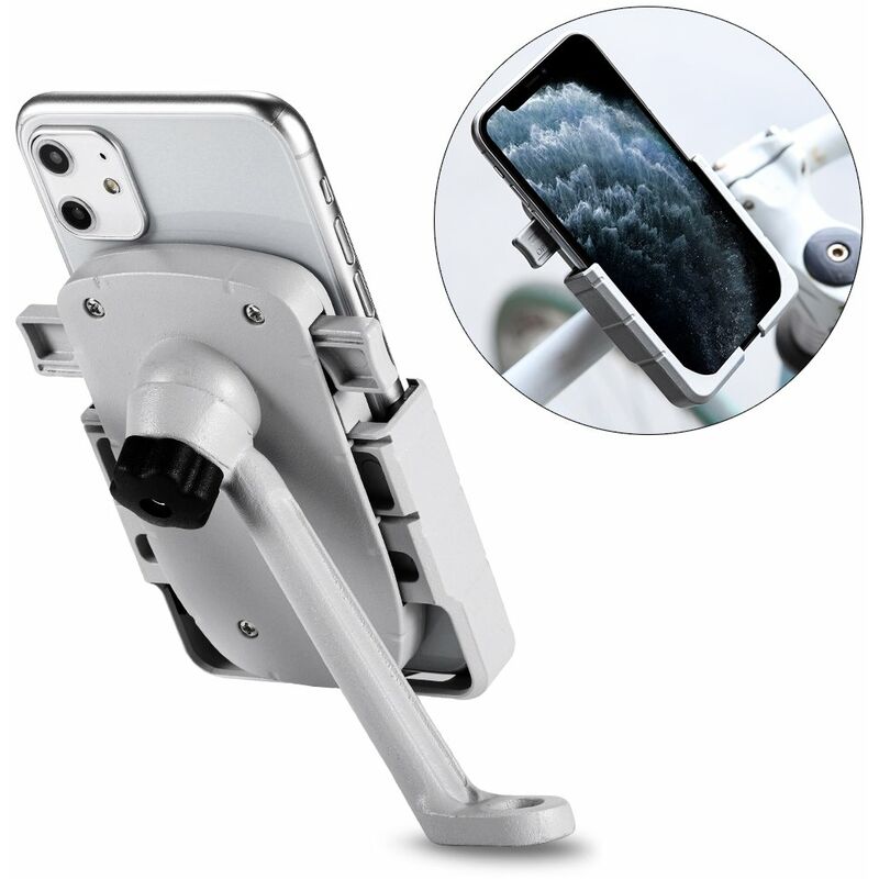 Cofi1453® 360 Grad Verstellbarer Halterung Universal Fahrrad Handyhalterung Handyhalter für Rückspiegel Halter Fahrrad Smartphone Fahrradhalterung