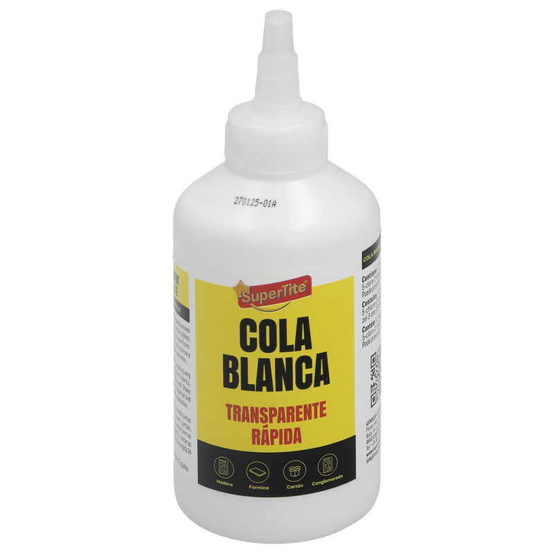 Supertite - Cola Blanca Transparente Botella 250 Gr.