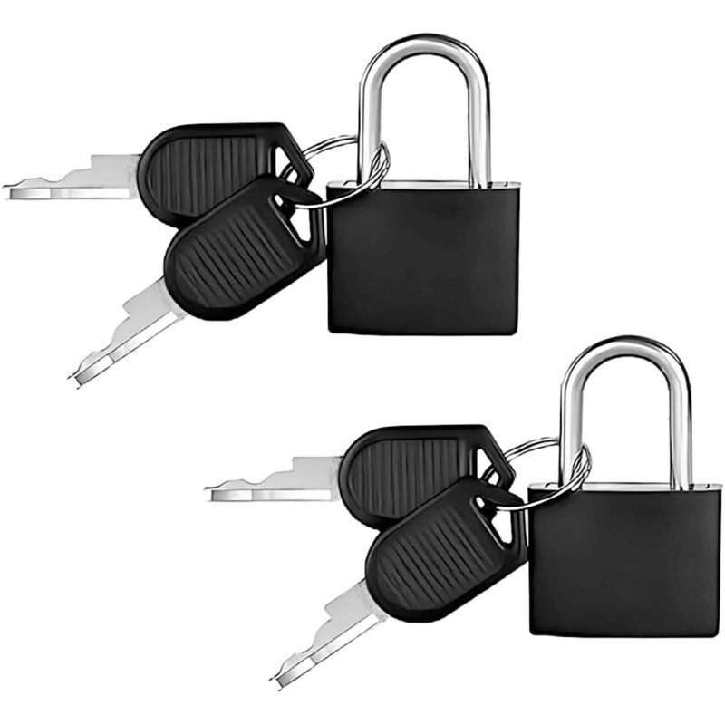 College-Schließfach-Schlüssel-Vorhängeschloss, Koffer-Vorhängeschloss mit Schlüsseln, 28 mm kleine Gepäckschlösser für Reise-,