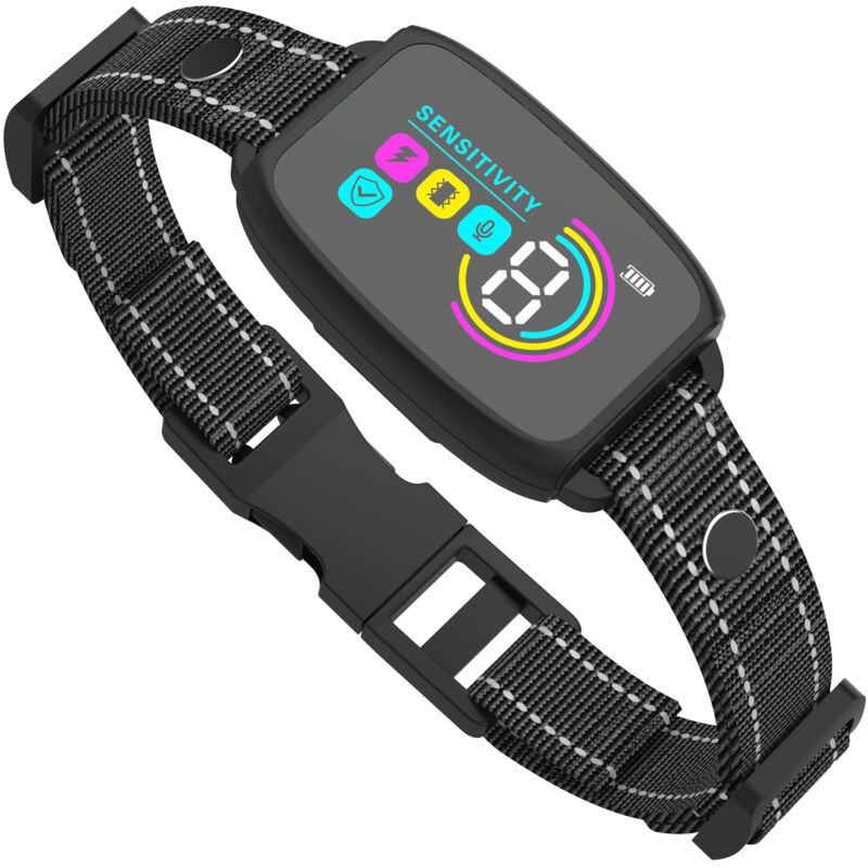 Anti-Bell-Halsband für Hunde, Ton-/Vibration-/Elektroschock-Modi, Elektrisches Anti-Bell-Halsband für Hunde, IP67 wasserdicht, 8