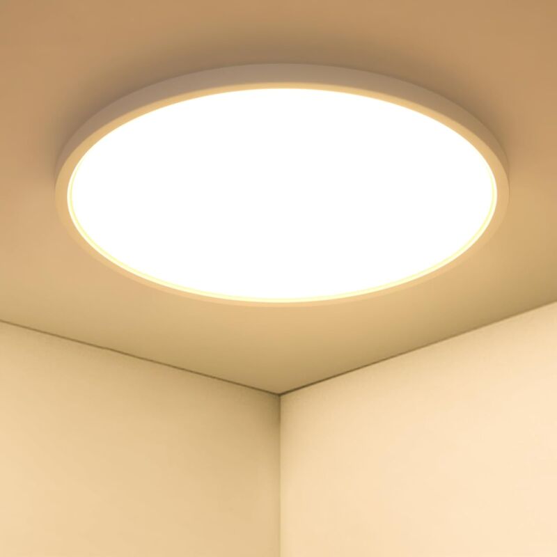 COMELY Moderne LED-Deckenleuchte 36W, Ultraflache Deckenleuchte für 40CM Schlafzimmer, Runde Deckenleuchte für Schlafzimmer Wohnzimmer Badezimmer