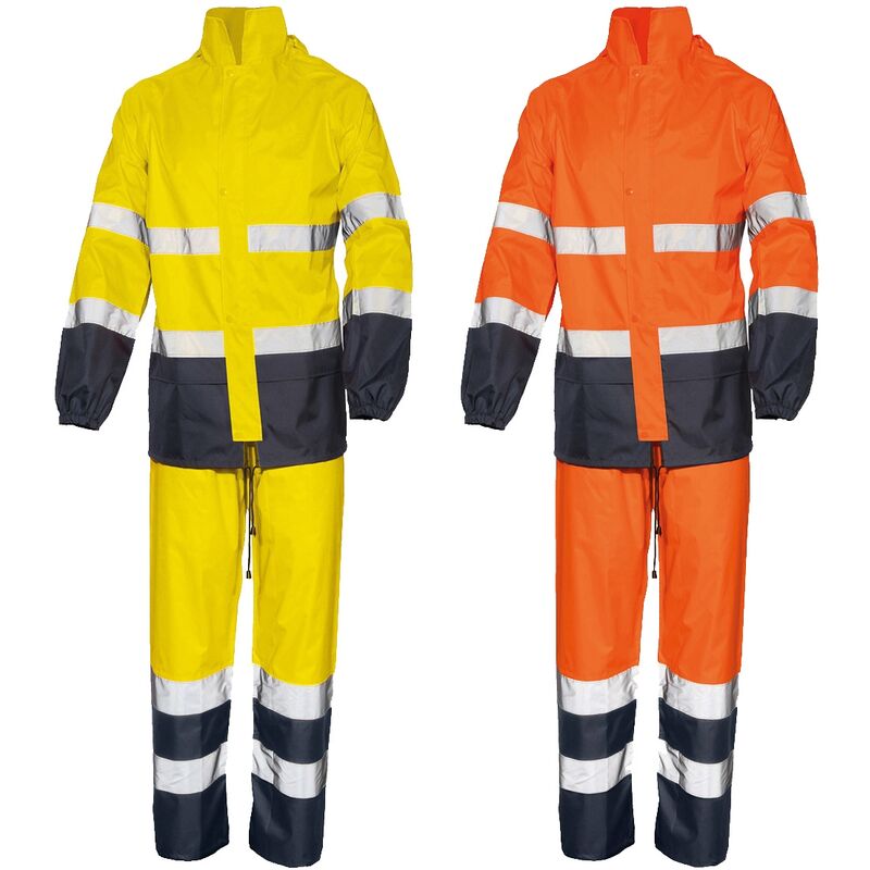 Industrial Starter Glare 01800 High Visibility Wasserdichter Anzug - l - Gelb