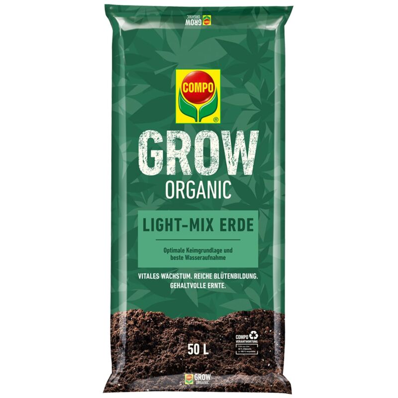 Grow Organic Light-Mix Erde 50l - Compo