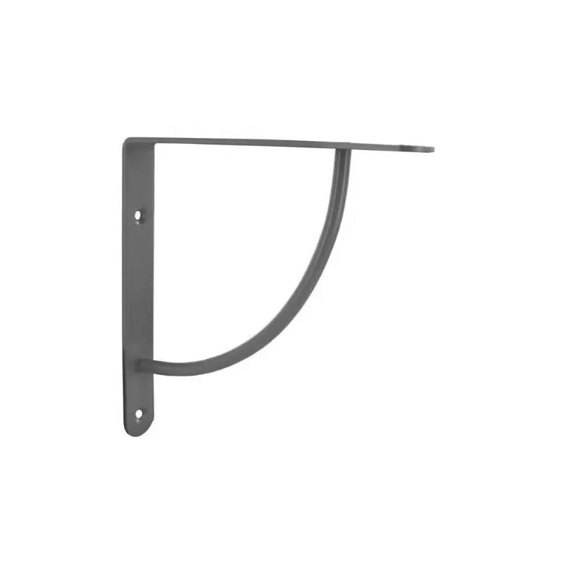 Bip bop Konsole 230x230mm, Stahl und Epoxydharz grau glänzend.