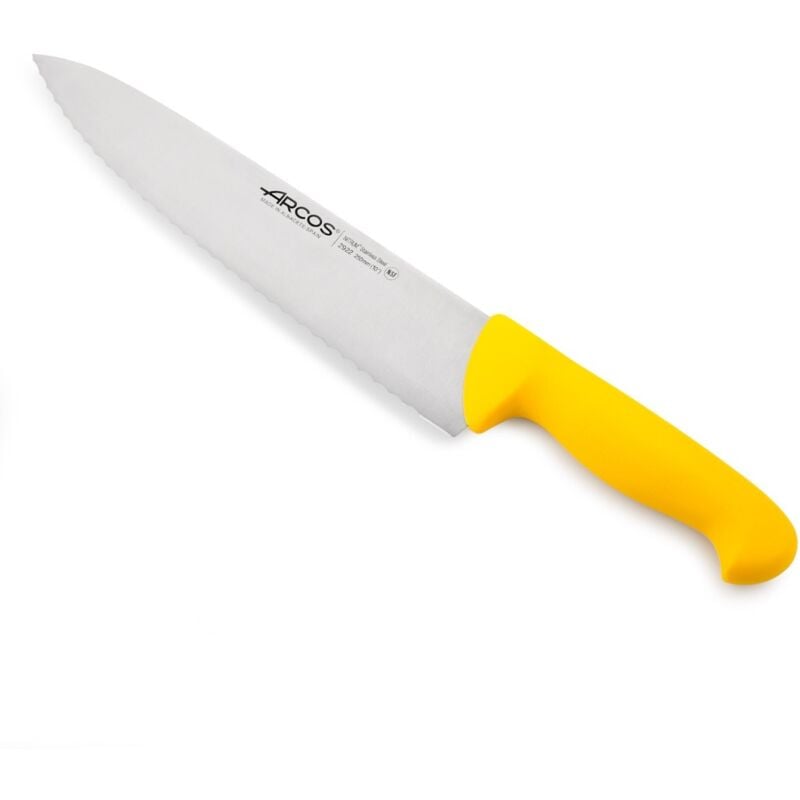 Cook's knife serie 2900 (250 mm) - Messer mit breiter Klinge und Wellenschliff, stabil und stark. Vielseitiges Messer für Profis und Hobbyköche.
