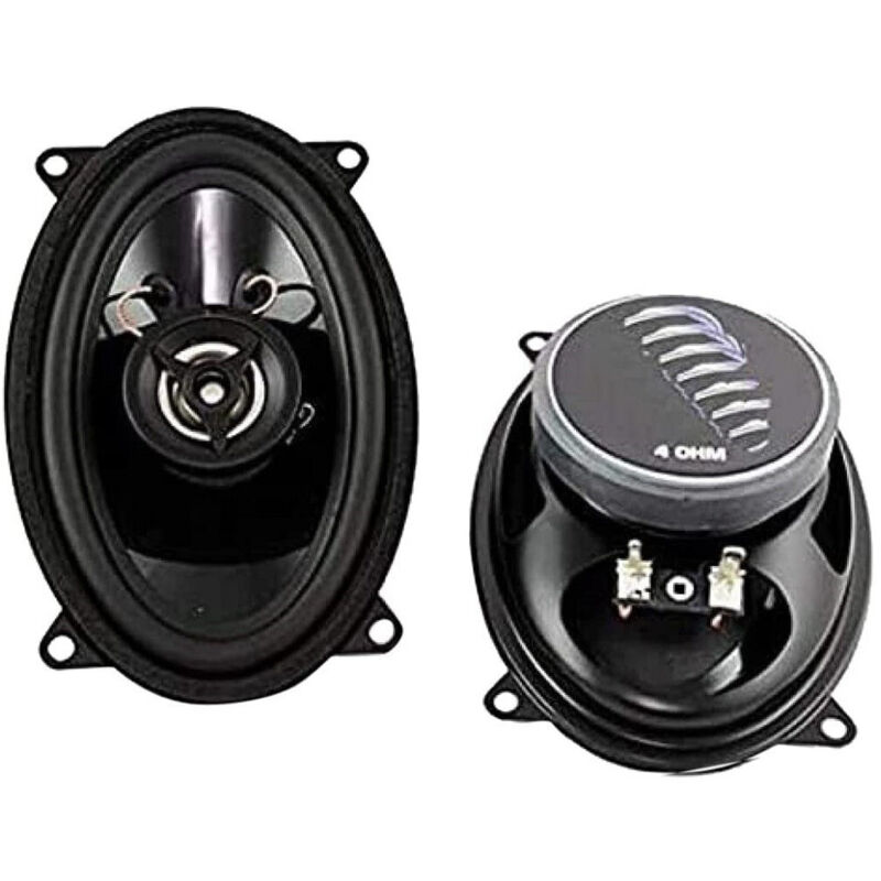 Trade Shop Traesio - Trade Shop - paar unterputz-lautsprecher 2-WEGE-KOAXIAL-AUTORADIO-LAUTSPRECHER 9X15CM 300 watt -