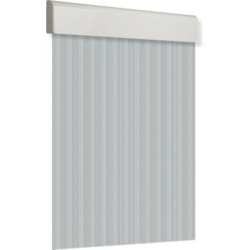 EDM - Türvorhang 120x210cm flach rau Nr. 5 transparentes Glas.