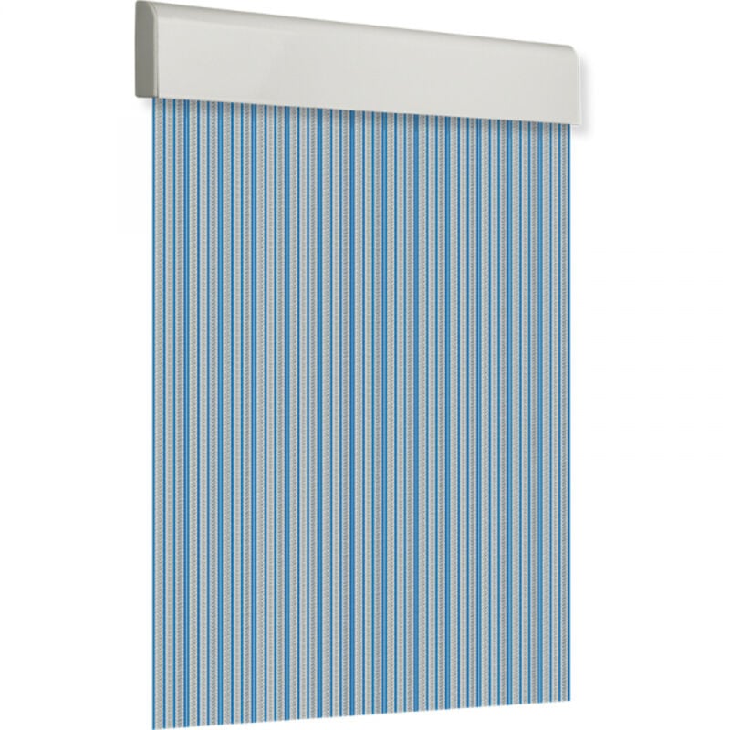 EDM - Türvorhang 120x210cm flach rau Nr. 6 kristallblau