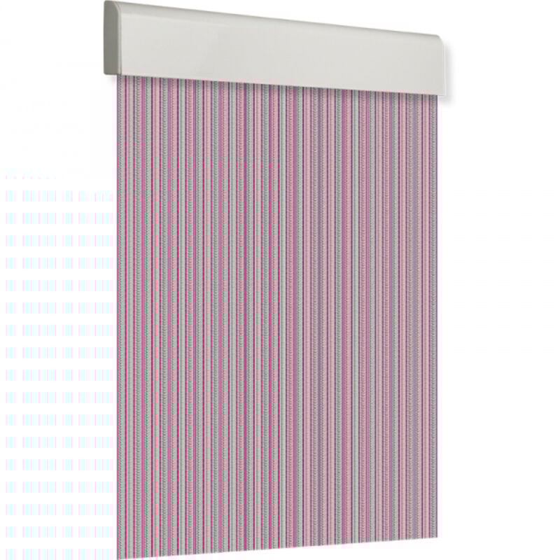 EDM - Türvorhang 120x210cm flach rau Nr. 8 glasrot