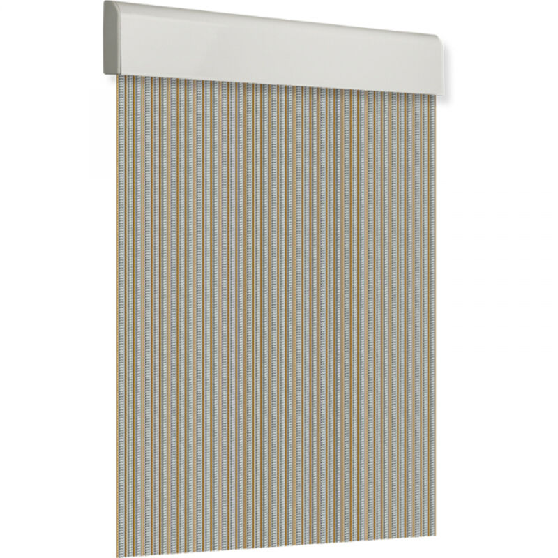 EDM - Türvorhang 90x210cm flach rau Nr. 10 kristall-gold