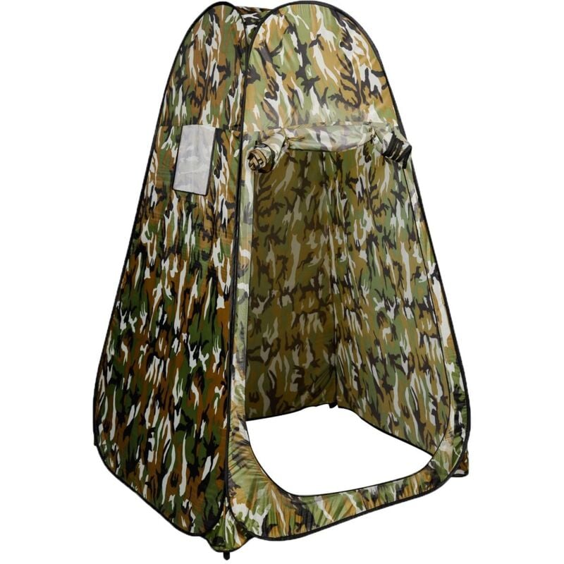 Campingzelt Duschzelt 120x120x190cm Umkleidezelt Toilettenzelt Beistellzelt Lagerzelt Trekkingzelt Strand Pop-up Zelt - Costway
