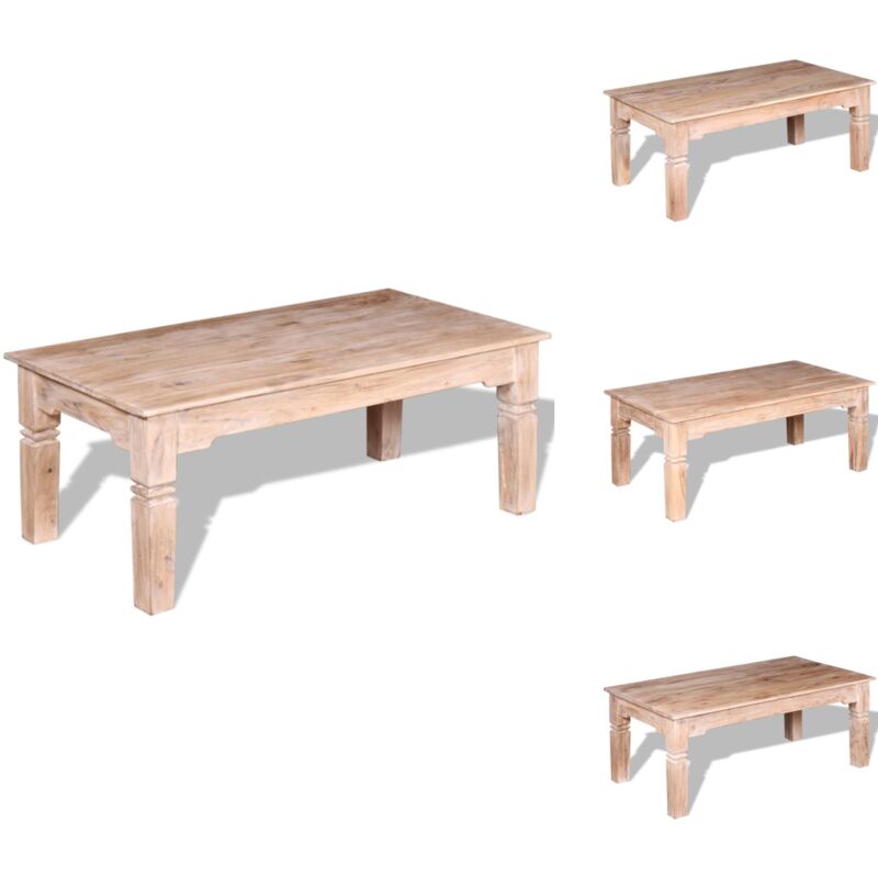 Couchtisch Akazienholz 110x60x45 cm - Couchtisch - Couchtische - Holz Couchtisch - Holz Couchtische
