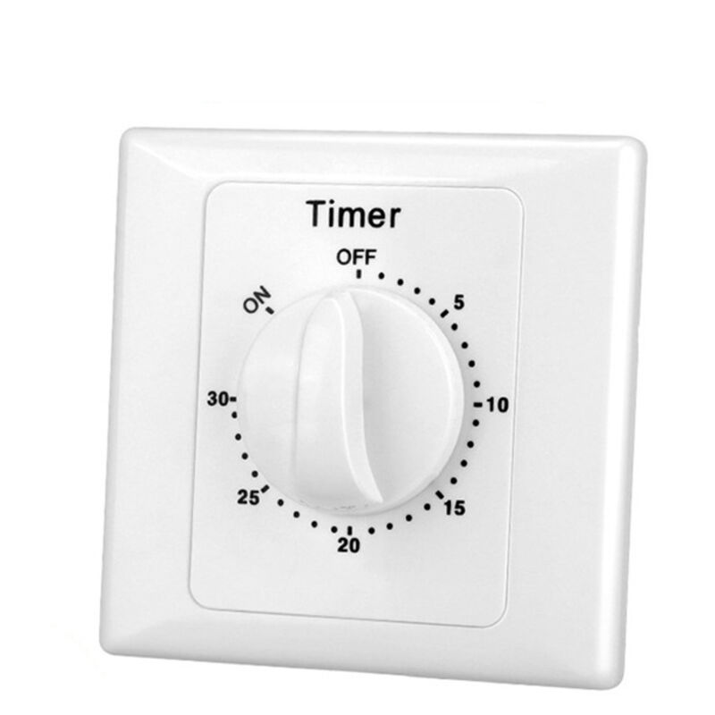 Aiperq - Countdown-Timer für den Innenbereich, Zeitschaltuhr für Ventilatoren und Geräte, einfach einzustellen