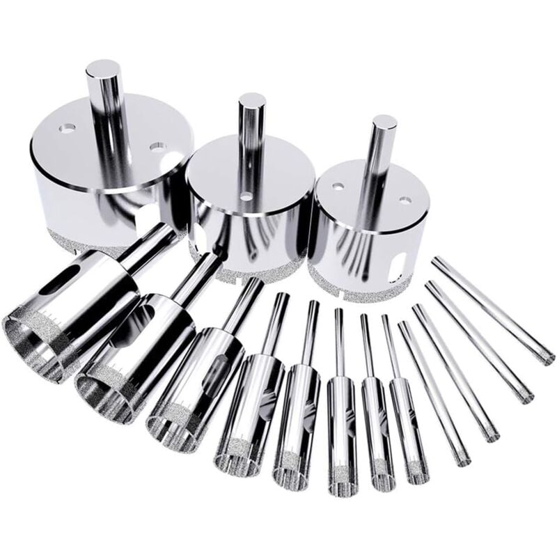 Crediri Diamantbohrer, Lochsägen, Lochsägen, Diamantbohrer, Diamantlochsäge, Fliesen für Glas, Keramik, Porzellan, Marmor, Fliesen und Granit, 6 mm