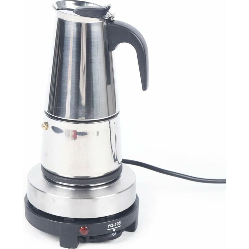 Crediri Elektrische Kaffeemaschine, Espressomaschine, Espressomaschine aus Edelstahl
