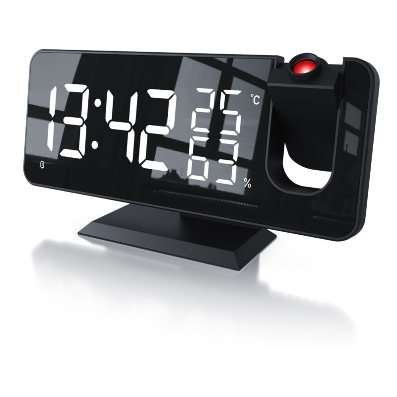 Csl-computer - csl Projektions Wecker digital mit Autodimmer Temperatur und Luftfeuchtigkeitsanzeige