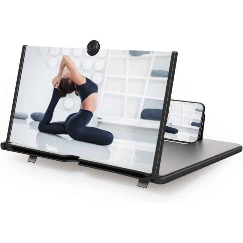 Csparkv - 18 Zoll Handy-Bildschirmlupe, Handy-Lupe, kompatibel mit allen Smartphones