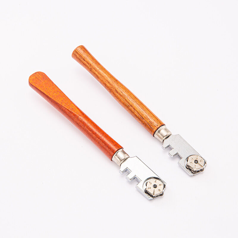 CSPARKV 2er-Pack professioneller 6-Rad-Glasschneider mit Wolframkarbid-Schneidrädern für 2–6 mm Schnitte auf Brillen, Spiegeln und Buntglas,